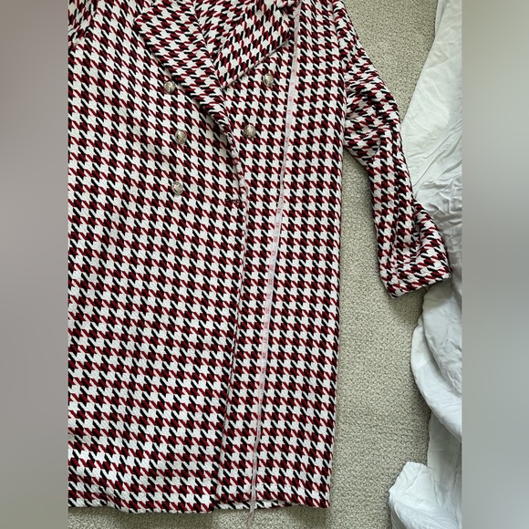 Black and Red Houndstooth light jacket - Picture 3 of 11